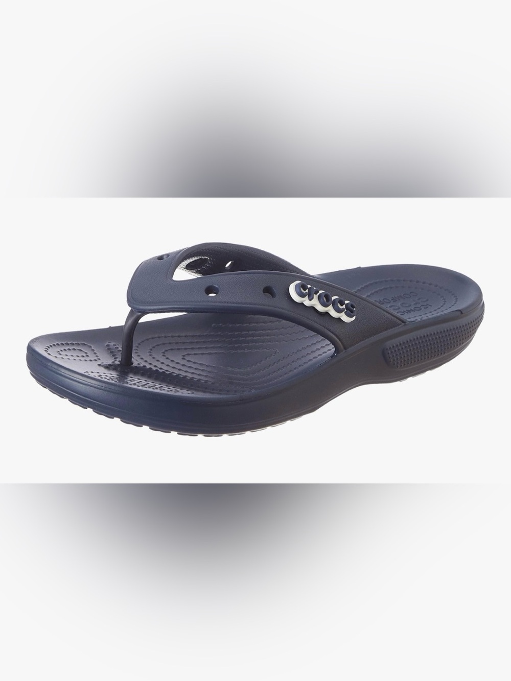 NWT Crocs Classic Flip Flops Navy Size Men's 2 /  Women's 4